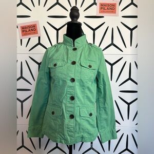 Talbots Military-Inspired Green Utility Jacket – Sz XS